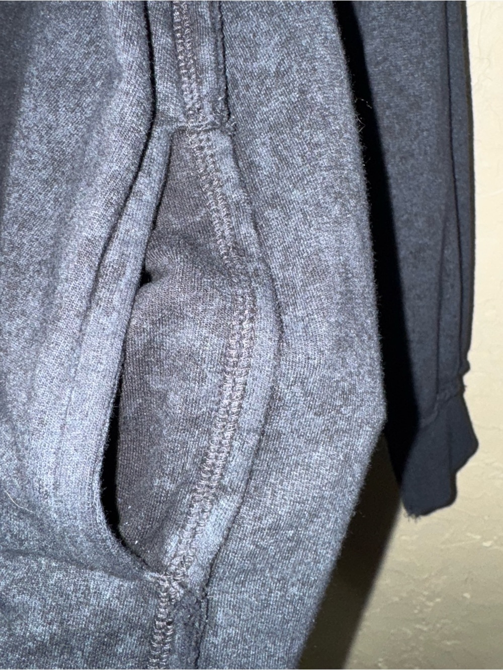 Zenana Black Mineral Wash Oversized Distressed Pocket Sweatshirt – Size L - Picture 7 of 8